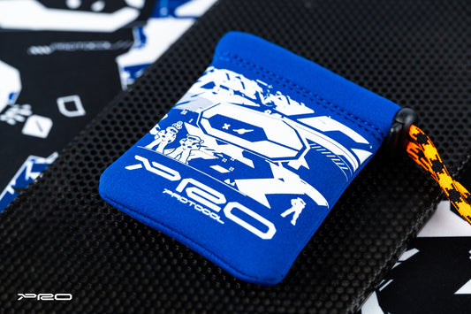 PROTOCOL Glitch Blue Pouch