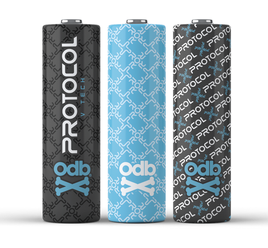 PROTOCOL x ODB 18650 battery wraps x6